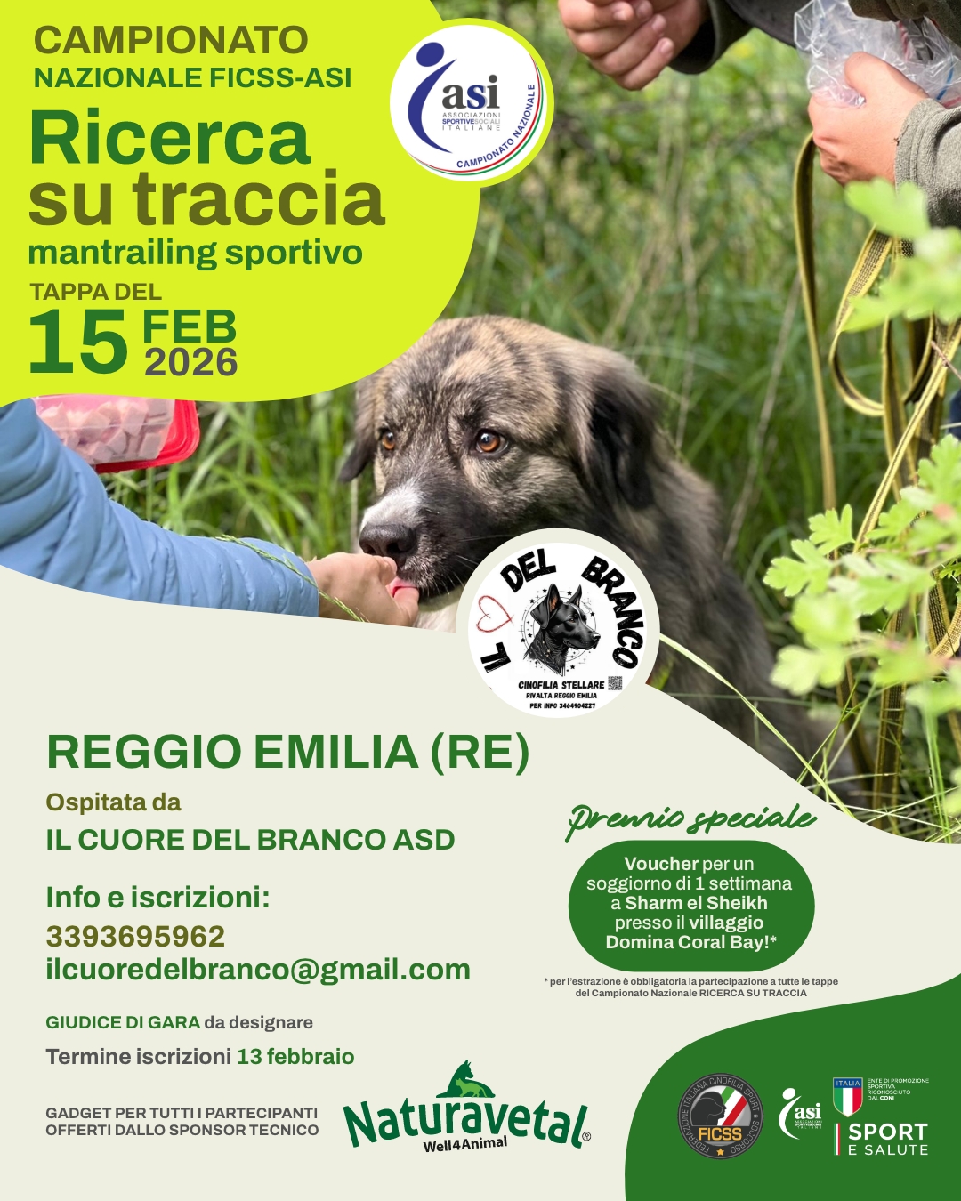 Gara Nazionale FICSS Mantrailing sportivo