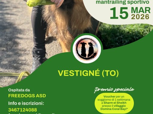 Gara Nazionale FICSS Mantrailing sportivo