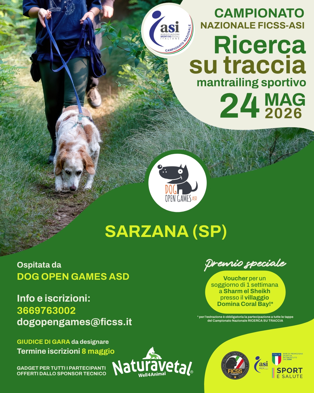 Gara Nazionale FICSS Mantrailing sportivo